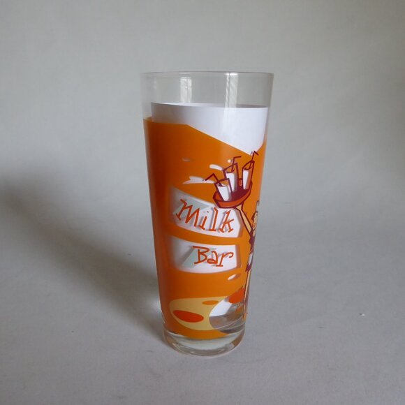 2002 RITZENHOFF M. BENDER MILK BAR DESIGNER GLASS RETRO DINER GRAPHICS (NEW) - Picture 4 of 16